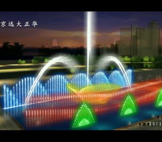 達卡中央廣場音樂噴泉設計方案